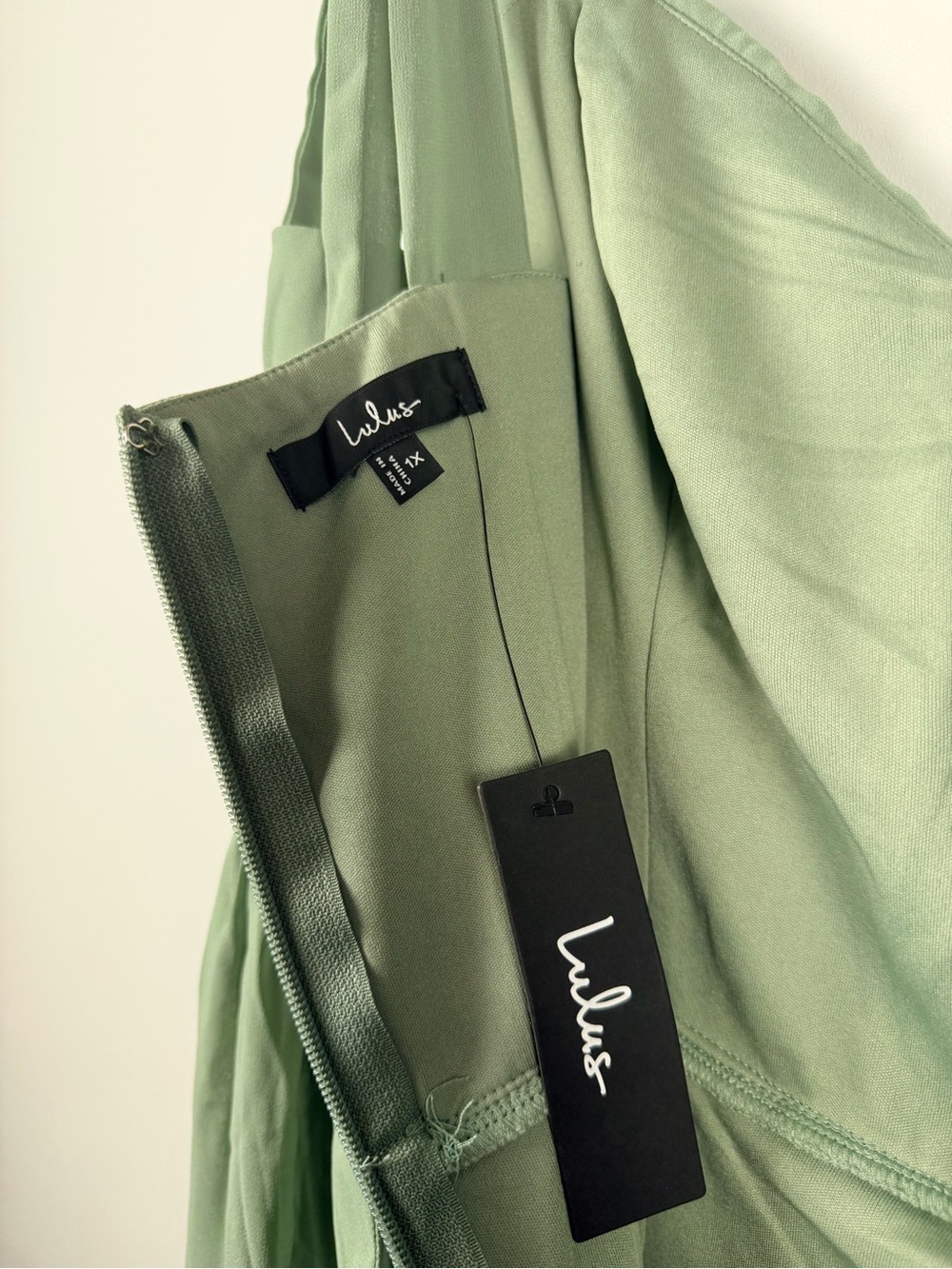 Lulus Radiant Charisma Sage Brush Chiffon Ruched Tie-Strap Maxi Dress XL Sage - Picture 10 of 12